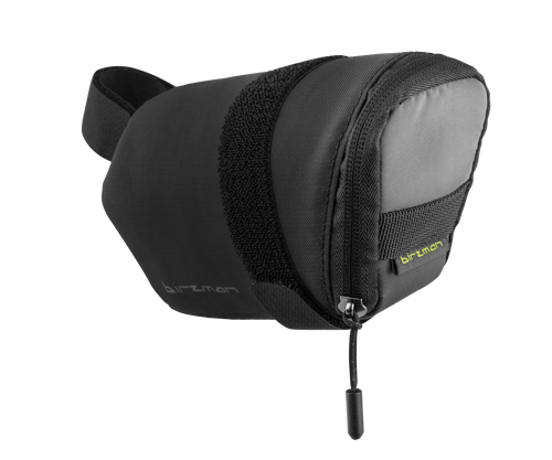 Birzman Roadster E Saddle Bag, a compact and simple bag with reflective details.

