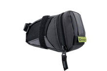 Birzman Roadster II Saddle Bag (0.4L) with a narrow 4cm body to prevent thigh rub.

