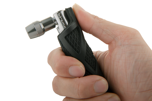 The Birzman Roar 16G CO2 inflator, compatible with both Presta and Schrader valves.

