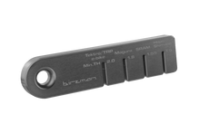 Birzman Rotor Wear Indicator, a tool for checking the minimum thickness of a bike's brake rotor.

