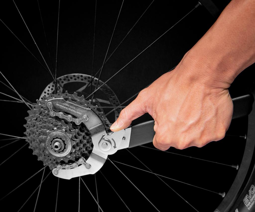 Birzman Sprocket Remover, used to grasp a cassette and keep it in place for lockring removal.

