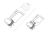 The Birzman Uncage Bottle Cage, featuring a Velcro strap to carry extra gear like a tube and tire levers.

