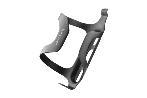 Birzman Uncage Carbon Bottle Cage (right side), made from 100% carbon fiber for a secure fit.


