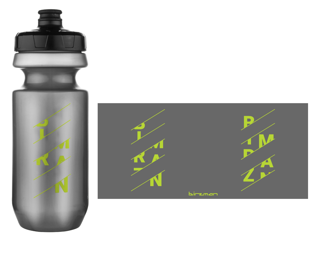 Birzman Water Bottle II (550ml) with a high-flow nozzle for easy hydration on shorter rides.