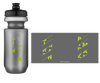 Birzman Water Bottle II (550ml) with a high-flow nozzle for easy hydration on shorter rides.