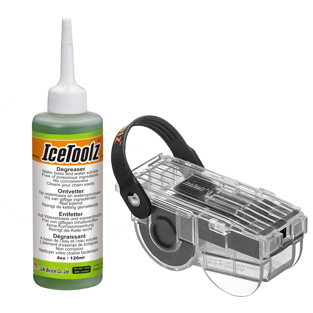 Shop IceToolz Chain Scrubber and Concentrated Degreaser Combo set C212 Online in India | United By Cycling