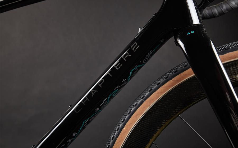 Shop Chapter2 AO Gravel Disc Brake Frameset(Matt+Gloss Black-TUHUA)  Online in India  | United By Cycling
