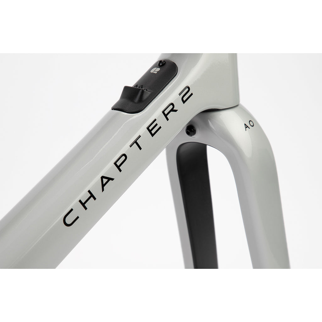 Shop Chapter2 AO Gravel Disc Brake Frameset(Silver Matt-HIRAWA)  Online in India  | United By Cycling