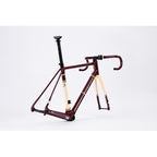 Shop Chapter2 HURU Climbing Disc Brake Frameset(Maroon 1928)  Online in India  | United By Cycling