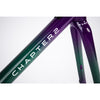 Chapter2 HURU Climbing Disc Brake Frameset(Green Purple-Rakiura)