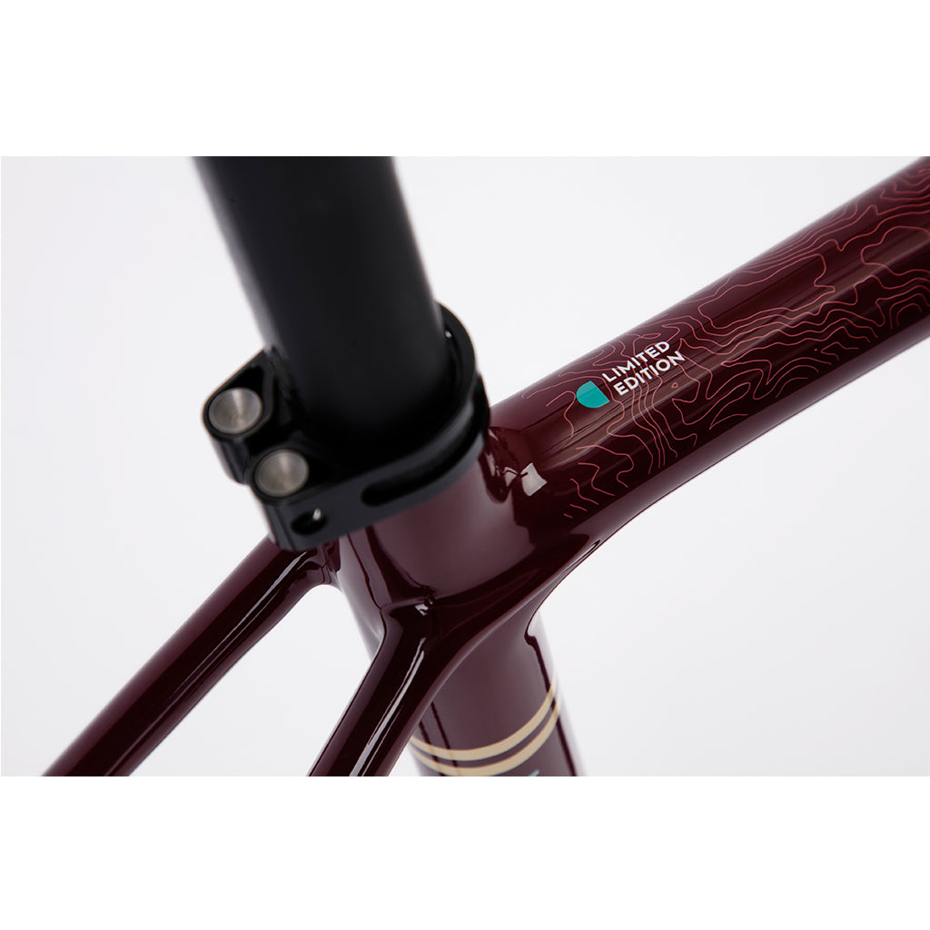 Shop Chapter2 HURU Climbing Disc Brake Frameset(Maroon 1928)  Online in India  | United By Cycling