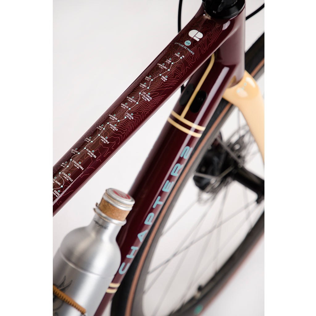 Shop Chapter2 HURU Climbing Disc Brake Frameset(Maroon 1928)  Online in India  | United By Cycling