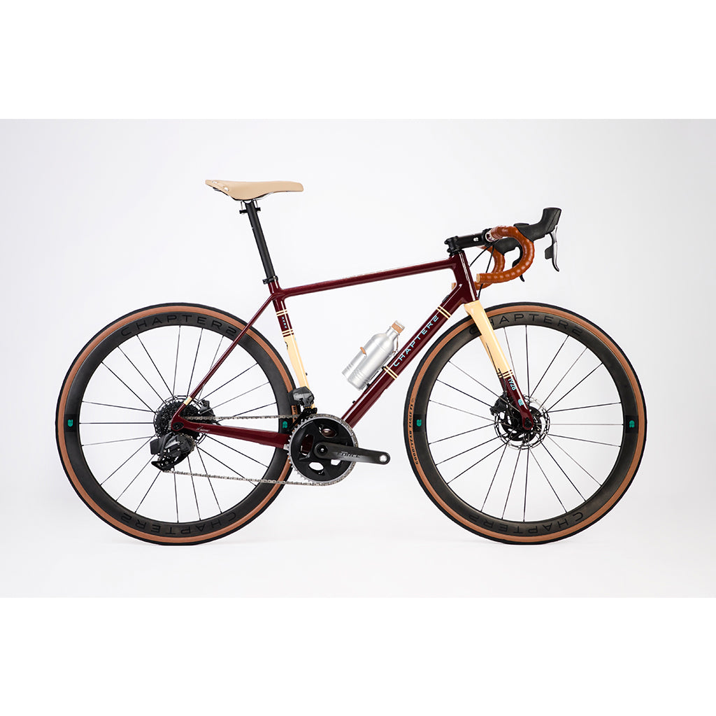 Shop Chapter2 HURU Climbing Disc Brake Frameset(Maroon 1928)  Online in India  | United By Cycling