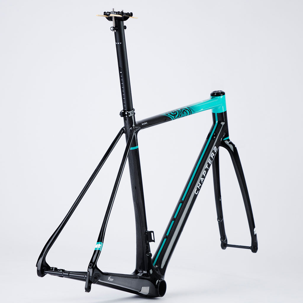 Shop Chapter2 HURU Climbing Disc Brake Frameset(Aqua UD-Korio)  Online in India  | United By Cycling