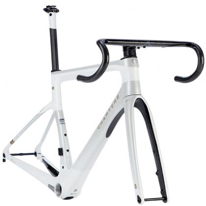 Shop Chapter2 KOKO Aero Road Disc Brake Frameset-(White/Grey-Tauriparipa) Online in India | United By Cycling