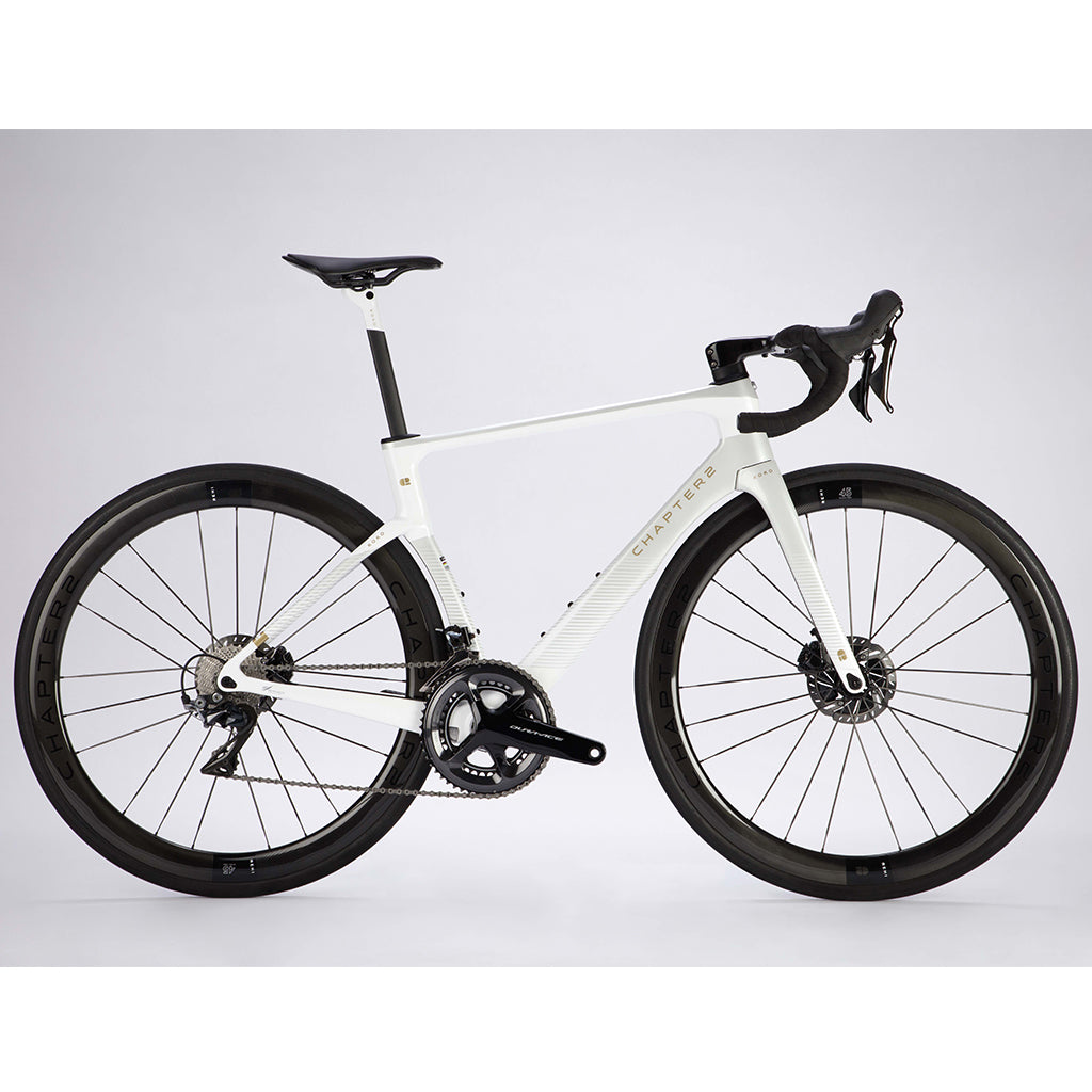 Shop Chapter2 KOKO Aero Road Disc Brake Frameset-(White/Grey-Tauriparipa)  Online in India  | United By Cycling