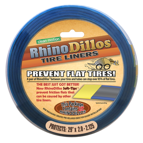 Shop Clean Motion RhinoDillos Tire Liners Tan 29 X 2.0-2.125 Online in India | United By Cycling