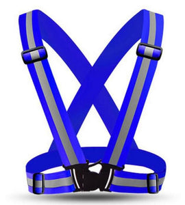 Bicycle Reflective Safety Belt (Blue)