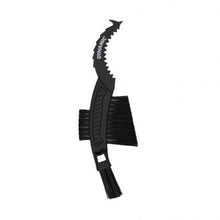 Close-up of the Dynamic Claw Brush, highlighting its multi-sided bristles for thorough cleaning of bike chains, cassettes, and derailleurs.