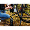 Close-up of Dynamic Chain Cleaner (1 Ltr) container, showing its formula for dissolving tough oil and grease from bike chains.