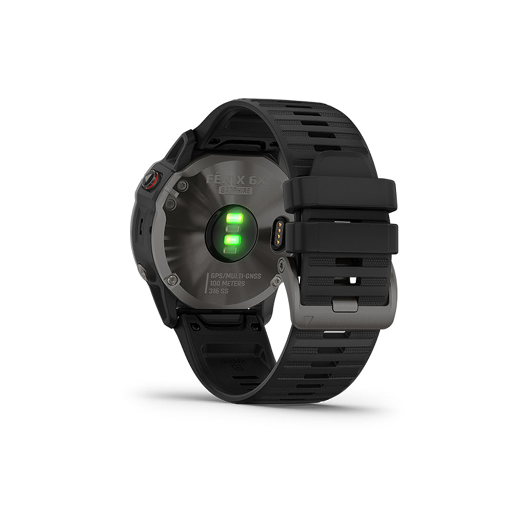 Garmin Smart Watch Fenix 6X (Carbon Gray DLC with Black)