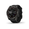 Garmin Smart Watch Fenix 7X Solar (Sapphire/Carbon Grey/Ti W/Silicon Band)