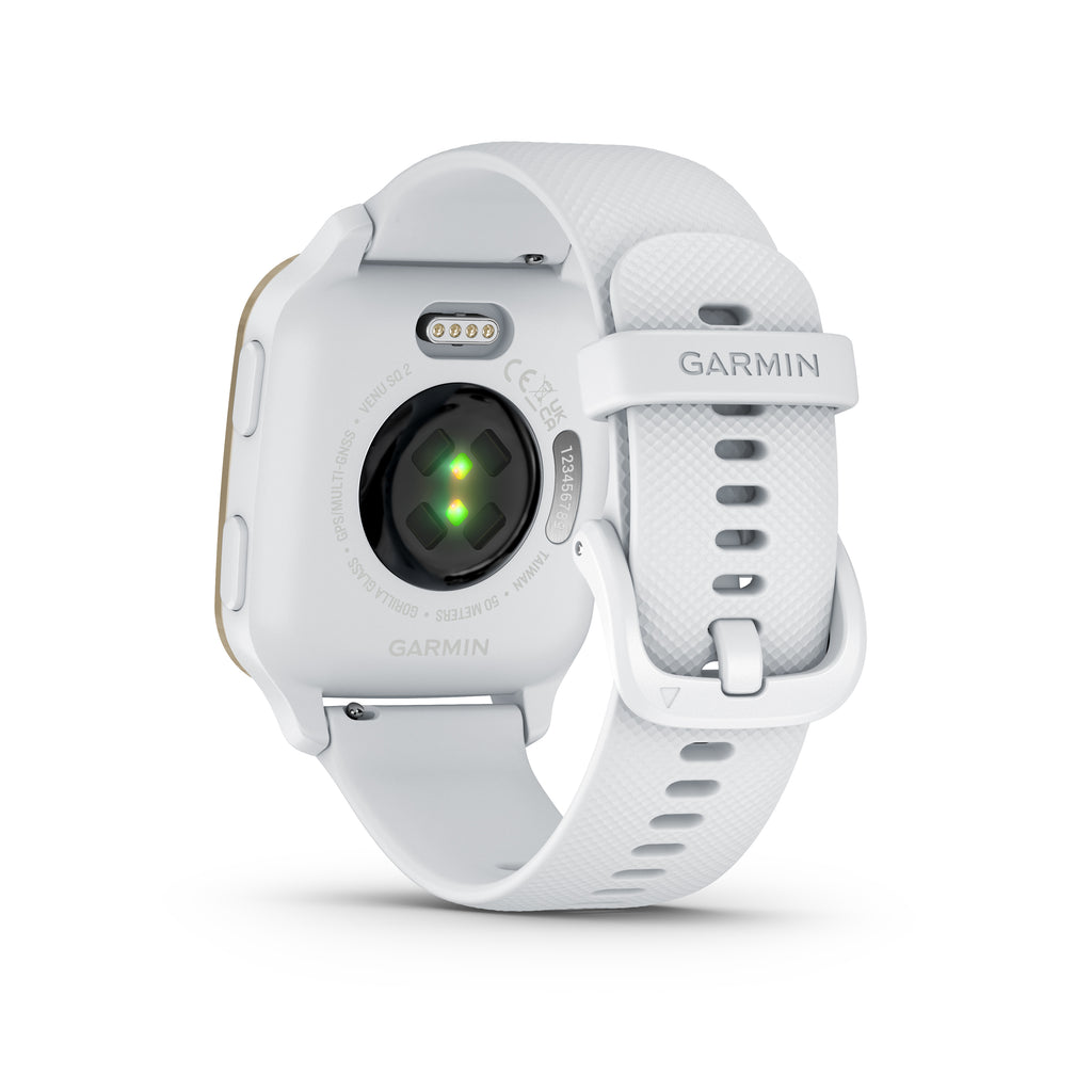 Garmin Smart Watch Venu Sq 2(White/Cream Gold)