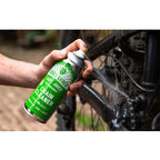 A 400ml can of Juice Lubes Dirt Juice Boss, an essential spray degreaser for thoroughly cleaning dirty bike chains and components.