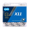 KMC X11 11 Speed Chain 118 Links (Silver/Black)