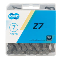 KMC Z7 7 speed bike chain grey brown 116 links