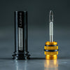 Lezyne tubeless repair kit stored in bike handlebar end

