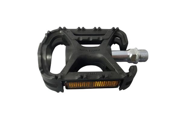 MKS Pedal MT-FT: Reliable entry-level bicycle pedal for everyday use, offering enhanced visibility with reflectors.