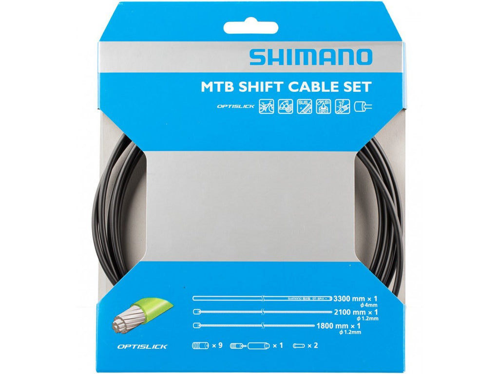 Shop Shimano MTB Shift Cable Set (OPTISLICK, FRONT/REAR DERAILLEUR) Online in India | United By Cycling
