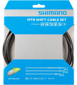 Shimano MTB Shift Cable Set (OPTISLICK, FRONT/REAR DERAILLEUR)
