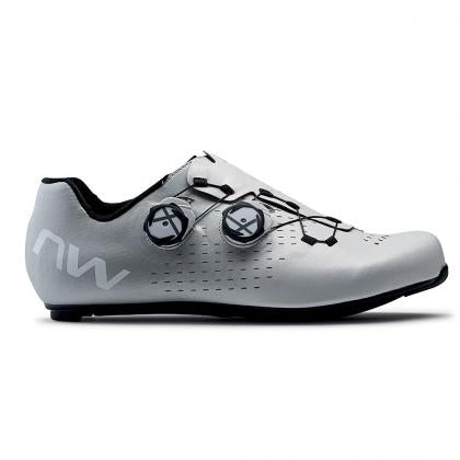 Shop Northwave Extreme GT 3 Shoes(White/Silver) Reflective Online in India | United By Cycling