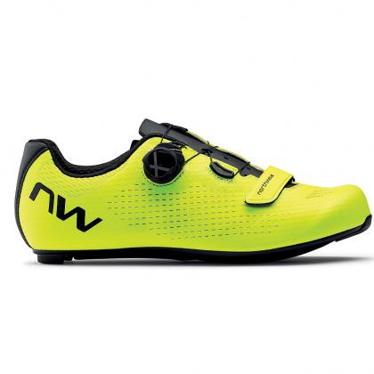 Shop Northwave Storm Carbon 2 Shoes(Yellow Fluo/Black) Online in India | United By Cycling