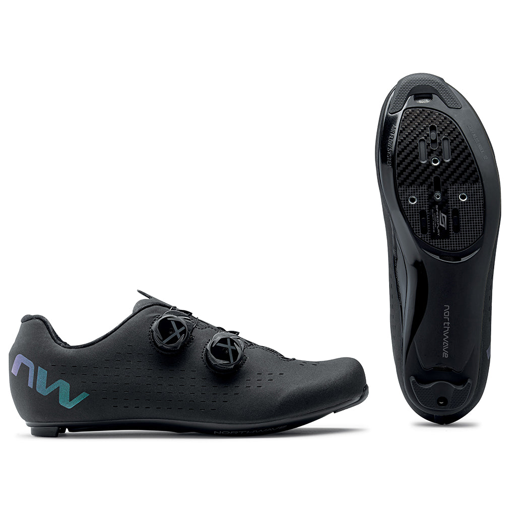 Shop Northwave Revolution 3 Shoes-Black/Iridescent  Online in India | United By Cycling