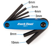 Shop Park Tool Fold-up Hex Wrench Set - AWS-11 Online in India | United By Cycling