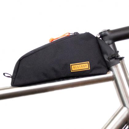 Shop Restrap Bolt-on Top Tube Bag (Black) Online in India | United By Cycling