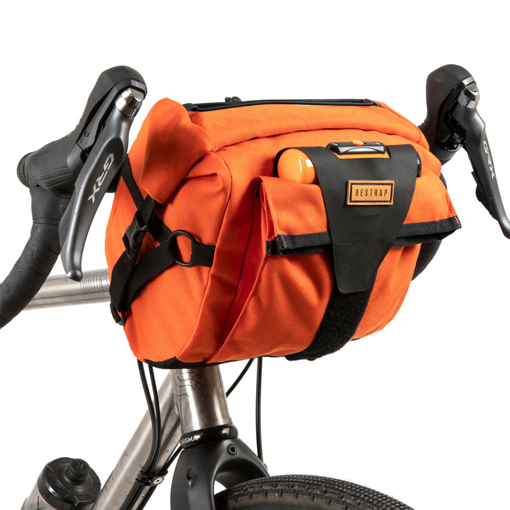 Shop Restrap Handlebar Pack (Orange)  Online in India | United By Cycling