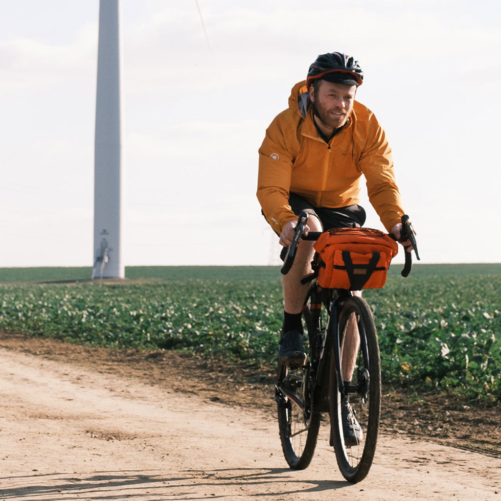 Shop Restrap Handlebar Pack (Orange)  Online in India | United By Cycling