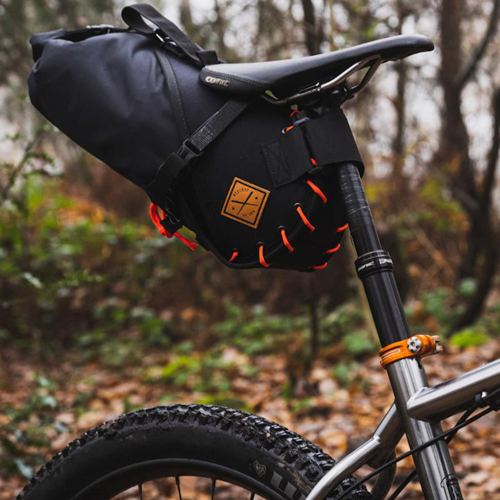 Shop Restrap Saddle Bag (Black/Orange) - 8 L  Online in India | United By Cycling