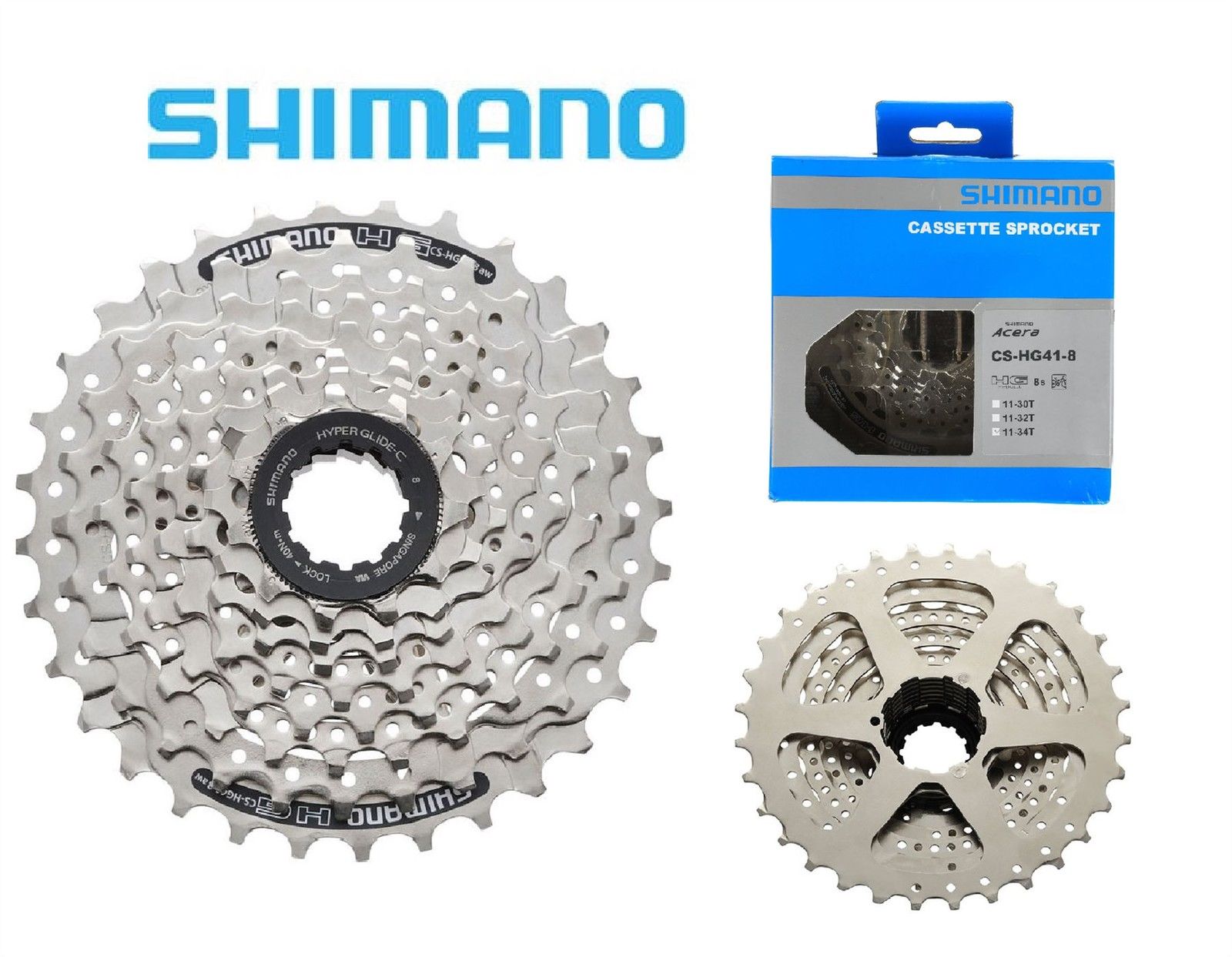 Shop Shimano Cassette Acera 8 Speed - CS-HG41 (11-34T) Online In India