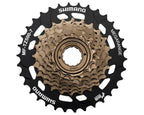 Shop Shimano Multiple Freewheel Sprocket 7 Speed (TZ500) 14-34T Online in India | United By Cycling