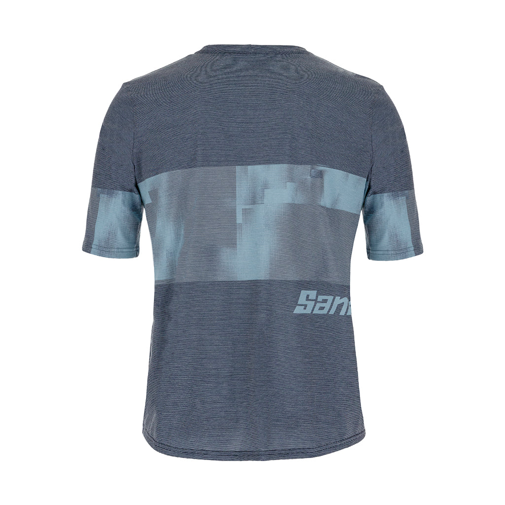 Shop Santini Forza Indoor Training Tech T-Shirt (Navy Blue) Online in India | United By Cycling