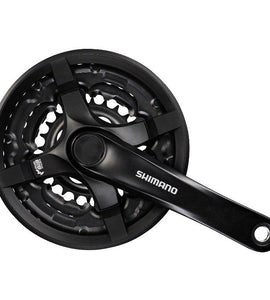 Shimano Front Chainwheel 3 x 6/7/8 Speed 170mm ,48-38-28T  FC-TY501 Black