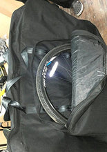 Trek N Ride Cycle Carry Bag showing a large frame mountain bike packed securely.