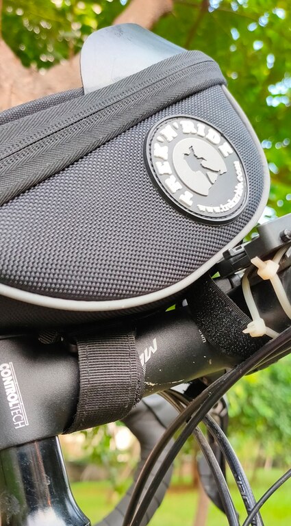 Compact and durable Trek N Ride Handlebar Mobile Bag, a practical addition to your bike bags collection