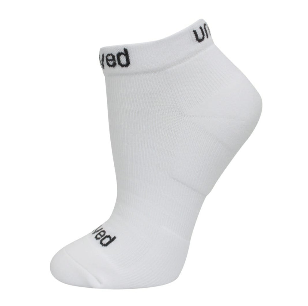 Unived No-Show Performance Socks Size-1 (White)