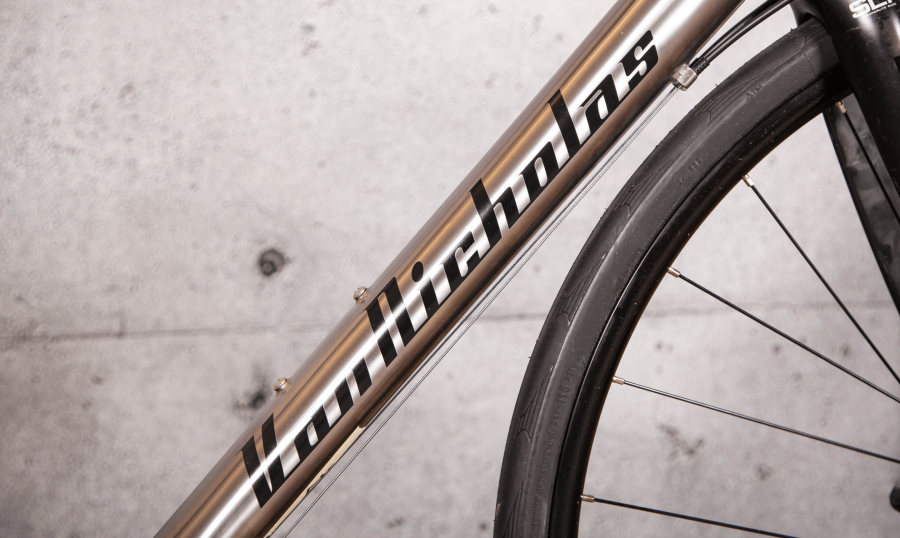 Shop Van Nicholas Ventus - Titanium Road Disc Frameset  Online in India | United By Cycling